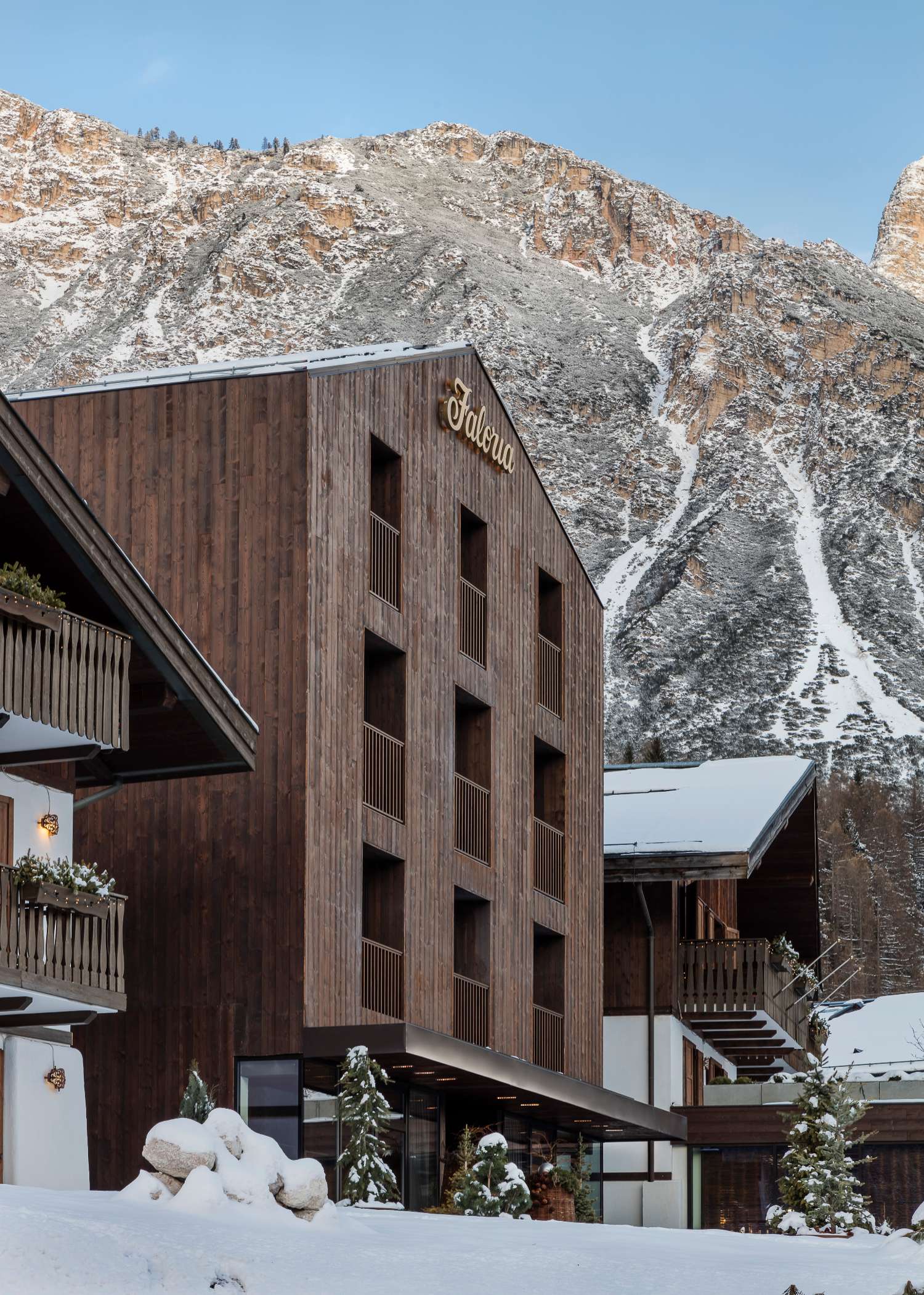 Olympic Tofane slopes Cortina d'Ampezzo winter