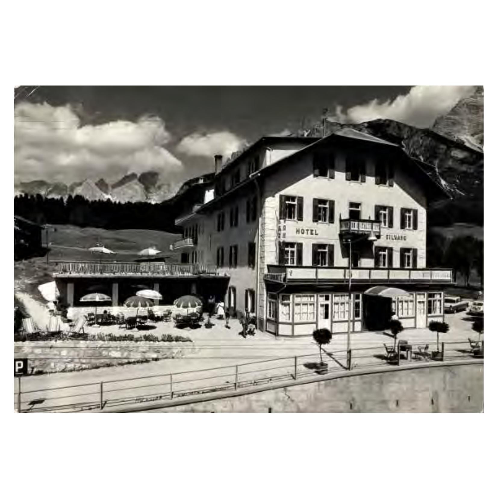 Pensione Silvano in the 1950s — the historic Cortina d'Ampezzo property that became Faloria Mountain Spa Resort